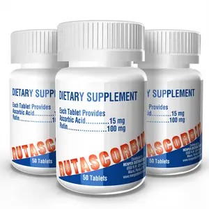 RUTASCORBIN - Vitality Boost Supplement Tablets 50 Ct (3 Pack)