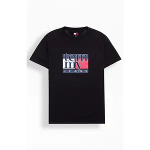 Tommy Jeans Men's Flag Logo T-Shirt - Multicolor