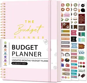 Budget Planner Monthly Budget Book Undated with Expense & Bill Tracker Undated 12 Month Financial Planner/Account Book