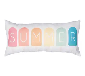 Popsicle Indoor/Outdoor Accent Pillow by Valerie