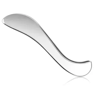 1Pc Stainless Steel Fascia Scraper，IASTM Tool，Muscle Release，Deep Tissue Massage，Physical Therapy，Athletic Recovery，Stainless Steel，FasciaTool，RecoveryRoutine，AthleteLife，Post-Workout Massage，Self-Care Tool，Cooling Metal Therapy