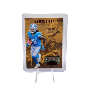 Panini Contenders 2023 Rookie Stallions Jahmyr Gibbs #13 Red RC Football Card Blue Jersey