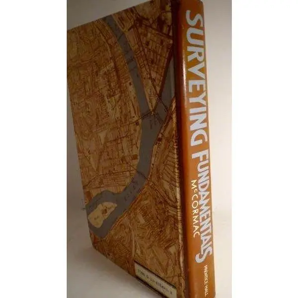 USED Book - Surveying fundamentals by Jack C. McCormac (Hardcover) - english