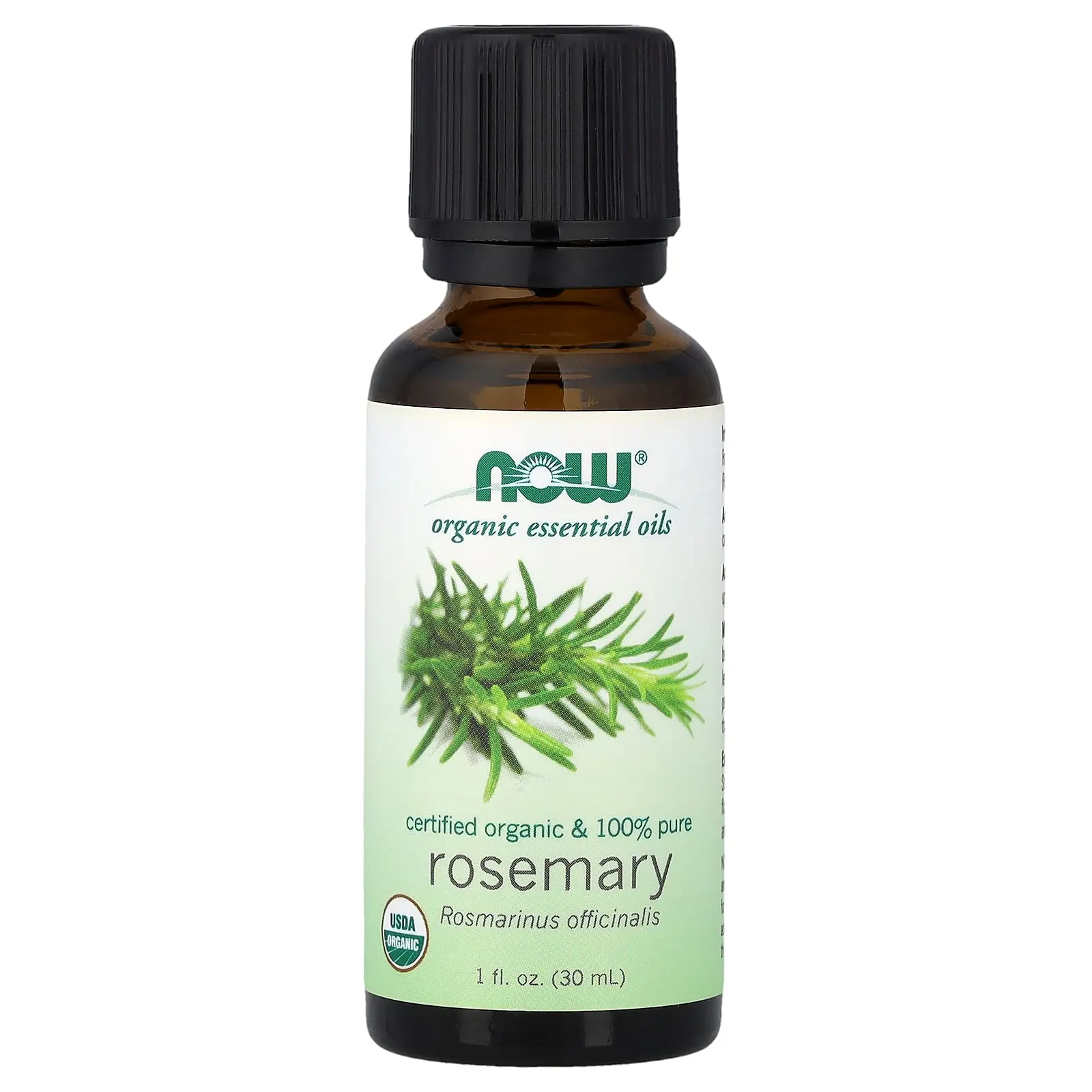 NOW Foods Organic Essential Oils, Rosemary, 1 fl oz (30 ml)