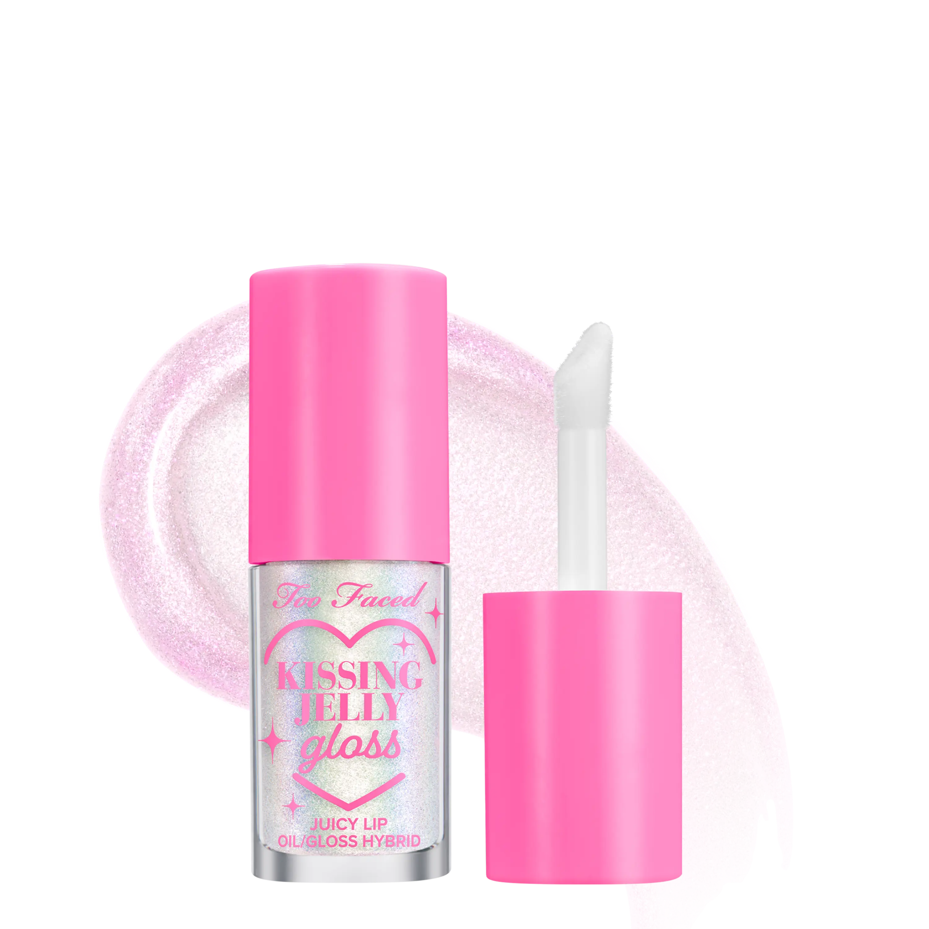 Too Faced Kissing Jelly Hydrating Lip Oil Gloss - Ultra-Nourishing, Moisturizing, Glossy