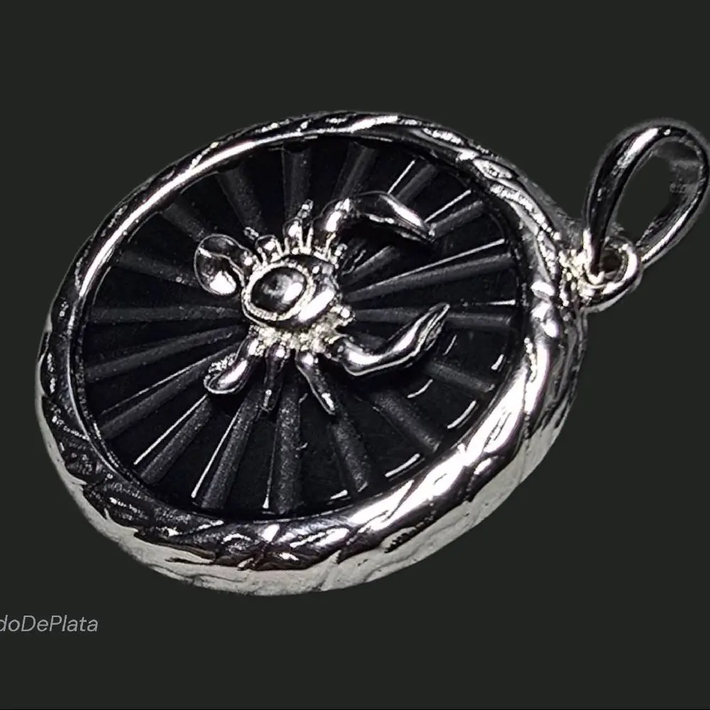 Cancer Zodiac Sign pendant silver 925