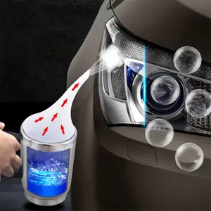 Car Headlight Restoration Kit, Foggy Cracked Headlights, No Polishing Scratch Remover, Coating Liquid, Plastic Material