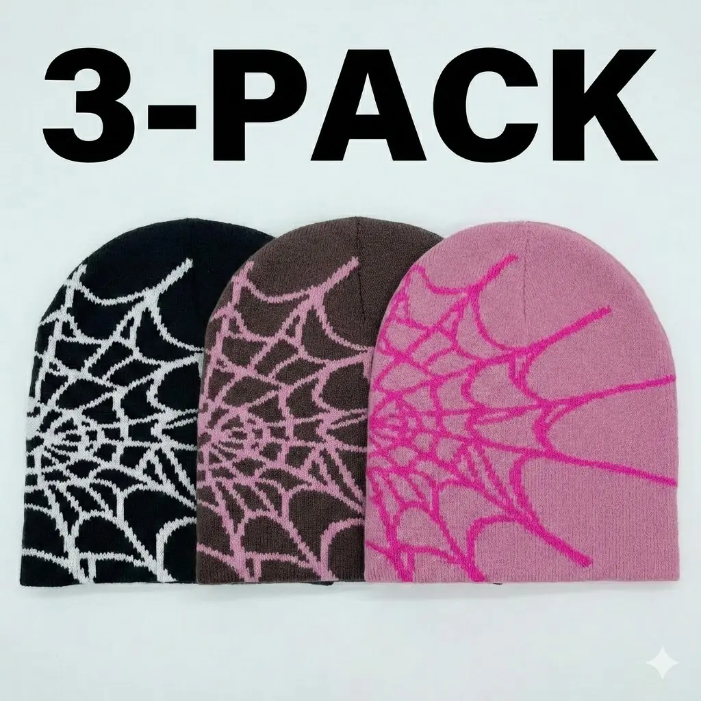 3-Pack:Black White+Coffee Pink+Depp Pink