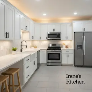 Classic White shaker Kitchen Cabinets set