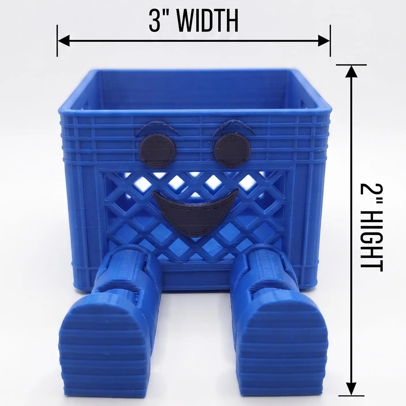Crate Buddy Desk Organizer with Wiggly Legs - Office Stationery Desk Supplies Accessory for Computers & Office Equipment