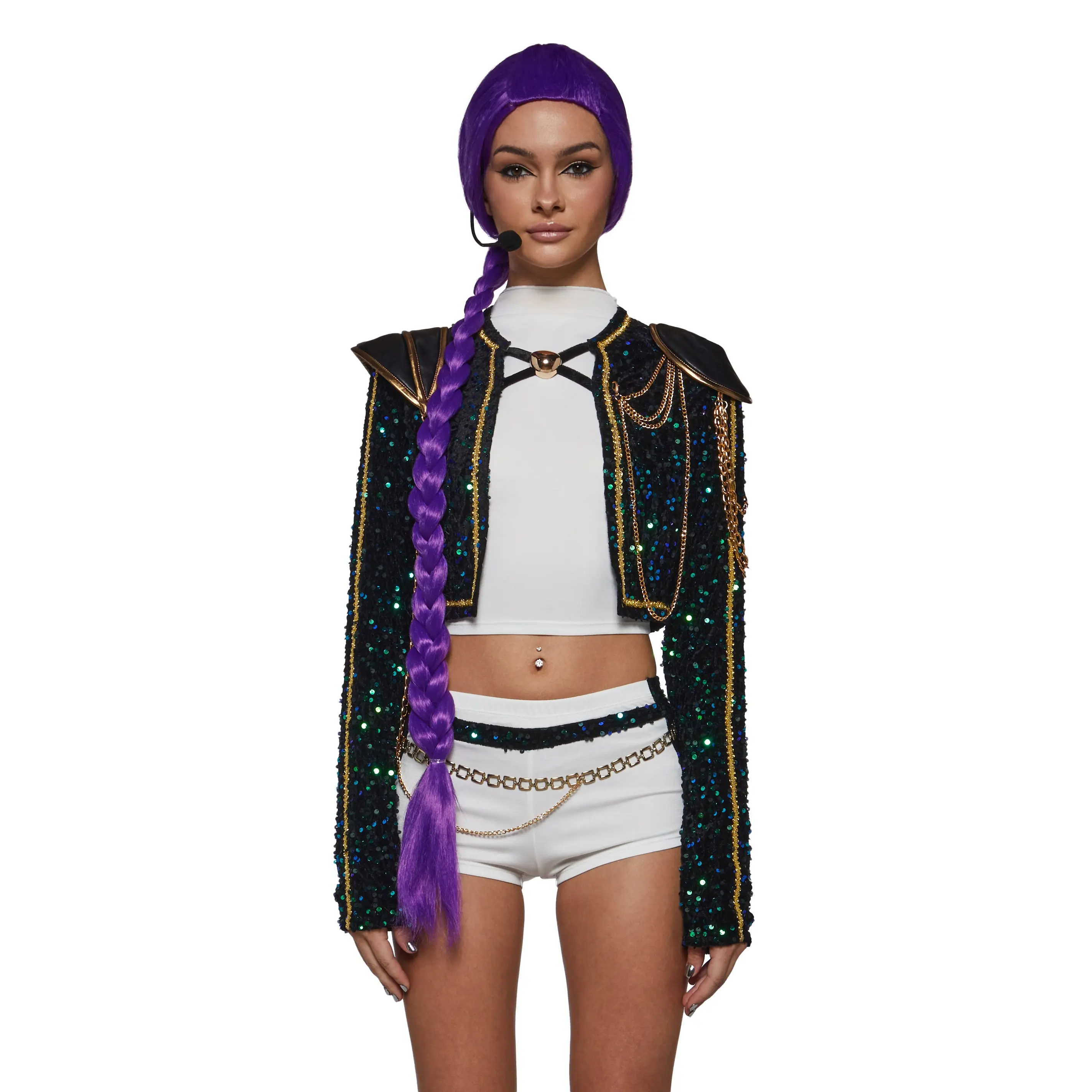 K Pop Star Hunter Costume with Mic