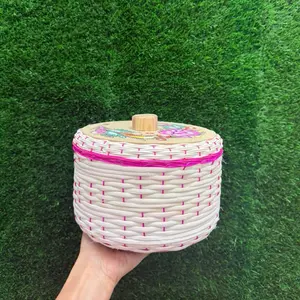 Plaster Tortilla Box 1 Kilo color Rosa Mexicano (Set 1 Piece).