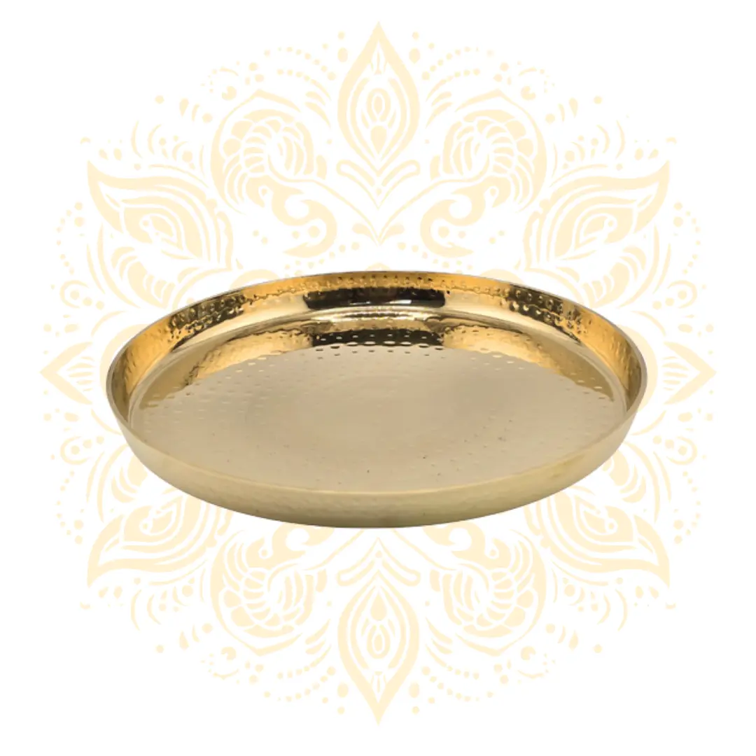 Kansa Brass Plate 10"