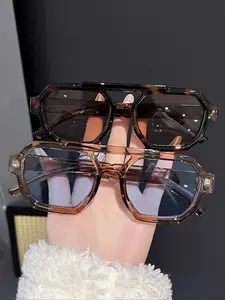 Classic Y2K Women's Sunglasses, 2 Pairs, Perfect for Beach Vacations, Casual Activities, Music Festivals, Stylish and Comfortable