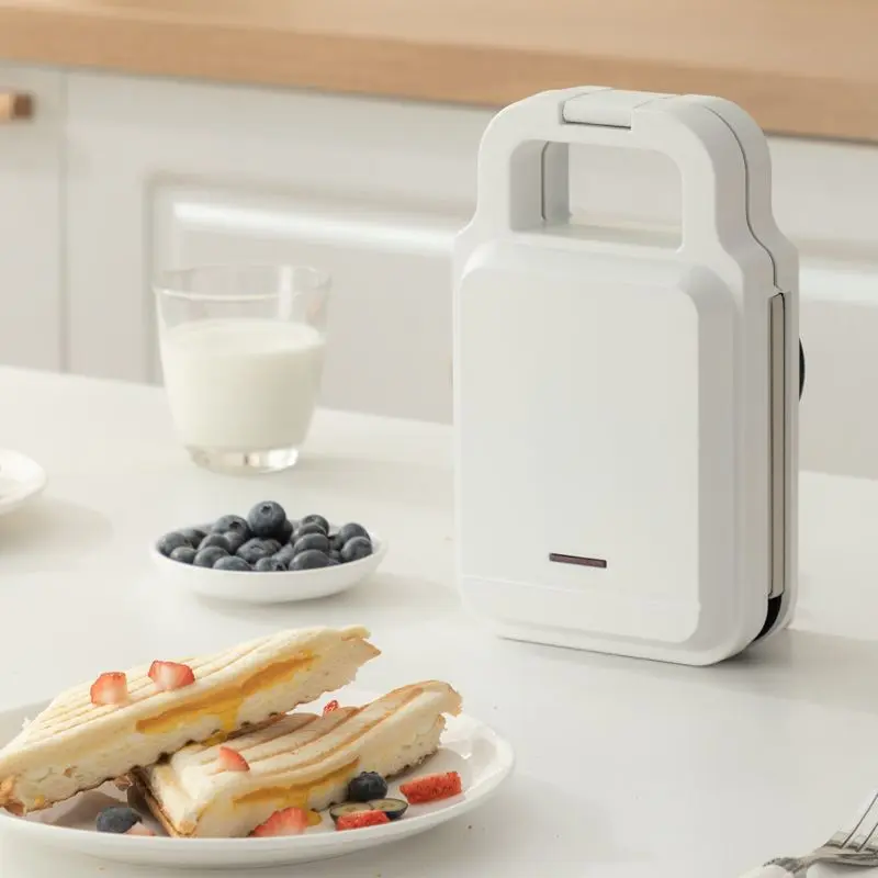 Compact Multifunctional Breakfast Machine Home Sandwich Waffle Maker Mini Toast Grill Electric Baking Pan