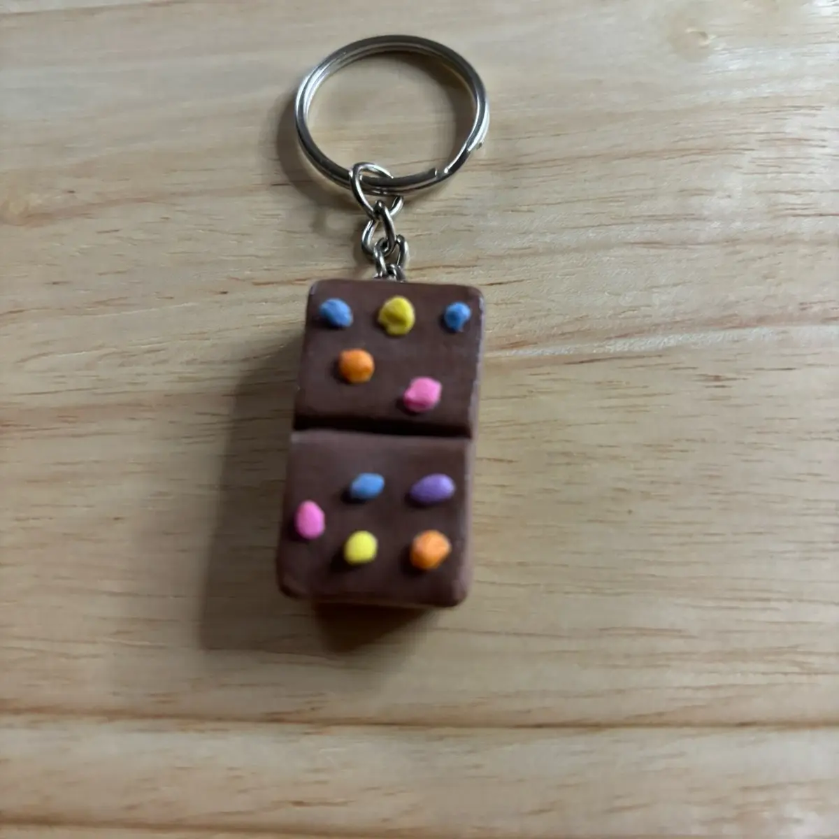 Cosmic brownie keychain