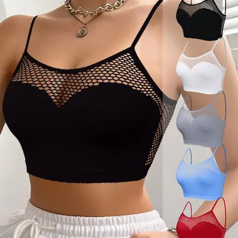 5 Pieces Seamless Hollow Out Adjustable Straps Women's Bras, Breathable Suitable for Summer Wear Women's Bras bra pack Womenswear Bridal Basic Bohemian Boho Minimalist multiway braskims