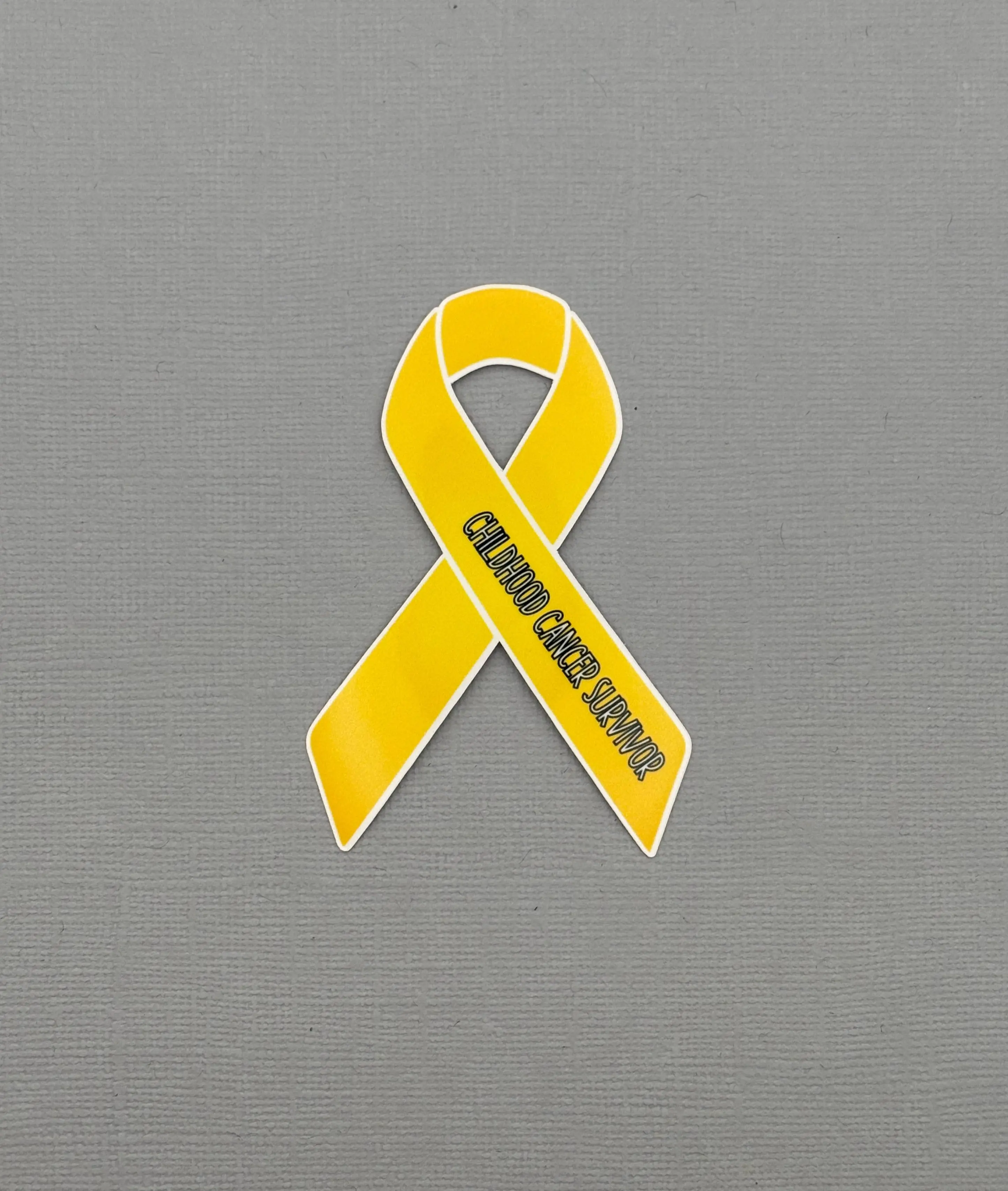 Childhood Cancer Survivor Ribbon Sticker