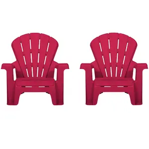 Little Tikes Garden Chair - Red 2 Pack Little Tikes Garden Chair - Red 2 Pack