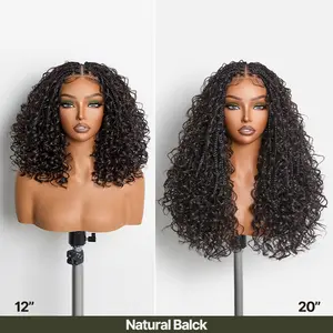 Frodio Veralux™ 13x6 HD Pre-Cut Lace Wig | Glueless, Wear & Go, Boho Braids Water Wave Wig – Premium Fiber, Beginner Friendly