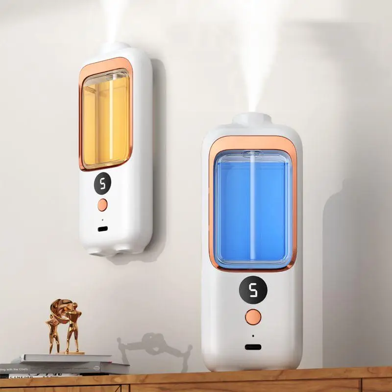 USB Rechargeable Aroma Diffuser, Wall Mounted Aroma Diffuser, Automatic Aromatherapy Machine, Desktop Air Humidifier for Bedroom, Living Room, Bathroo