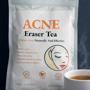 Acne Eraser Tea - Fights Acne Naturally & Effectively - Reduce Imperfections, Deep Cleansing, Regulate Sebum, Improve Skin Problems - Natural Vegan GMO Free Herbal Supplement