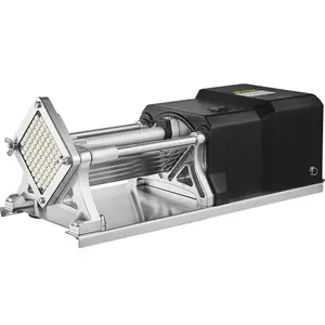 【Summervibes】VEVOR Electric French Fry Cutter with 6mm 9mm 13mm and 8-Wedge Blade Potato Chip Cutter Machine 110V 40W Stainless Steel Electric Potato Cutter Horizontal