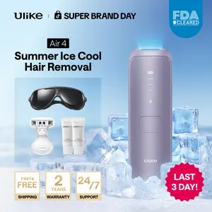【2026 New Arrival】Ulike Air 4 IPL Hair Removal Device with Increased Power, More Convenient Operation, Ice-Cooling Contact Technology & Skin Sensor. Suitable for Women and Men. Achieves up to 90% Hair Reduction in 4 Weeks. Comfortable and Effective