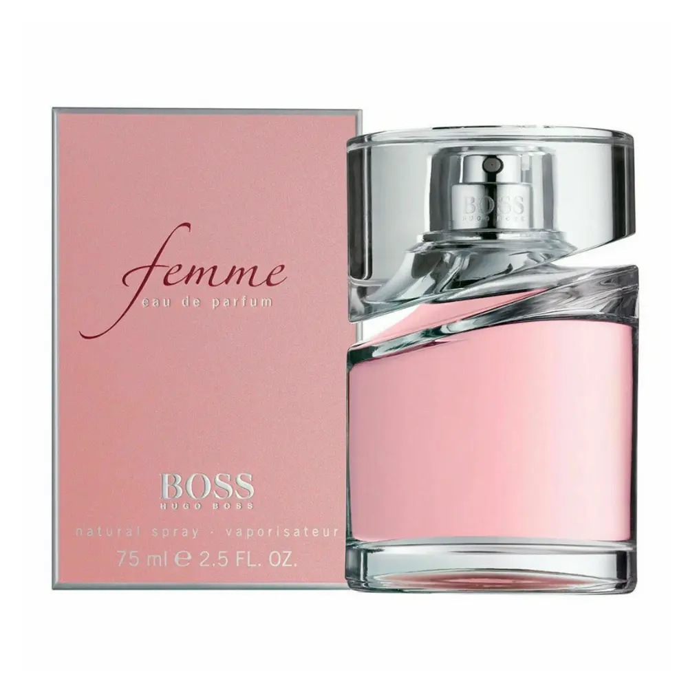 Hugo Boss Femme Eau de Parfum Spray for Women 2.5 oz / 75ml | Soft Radient Fragrance