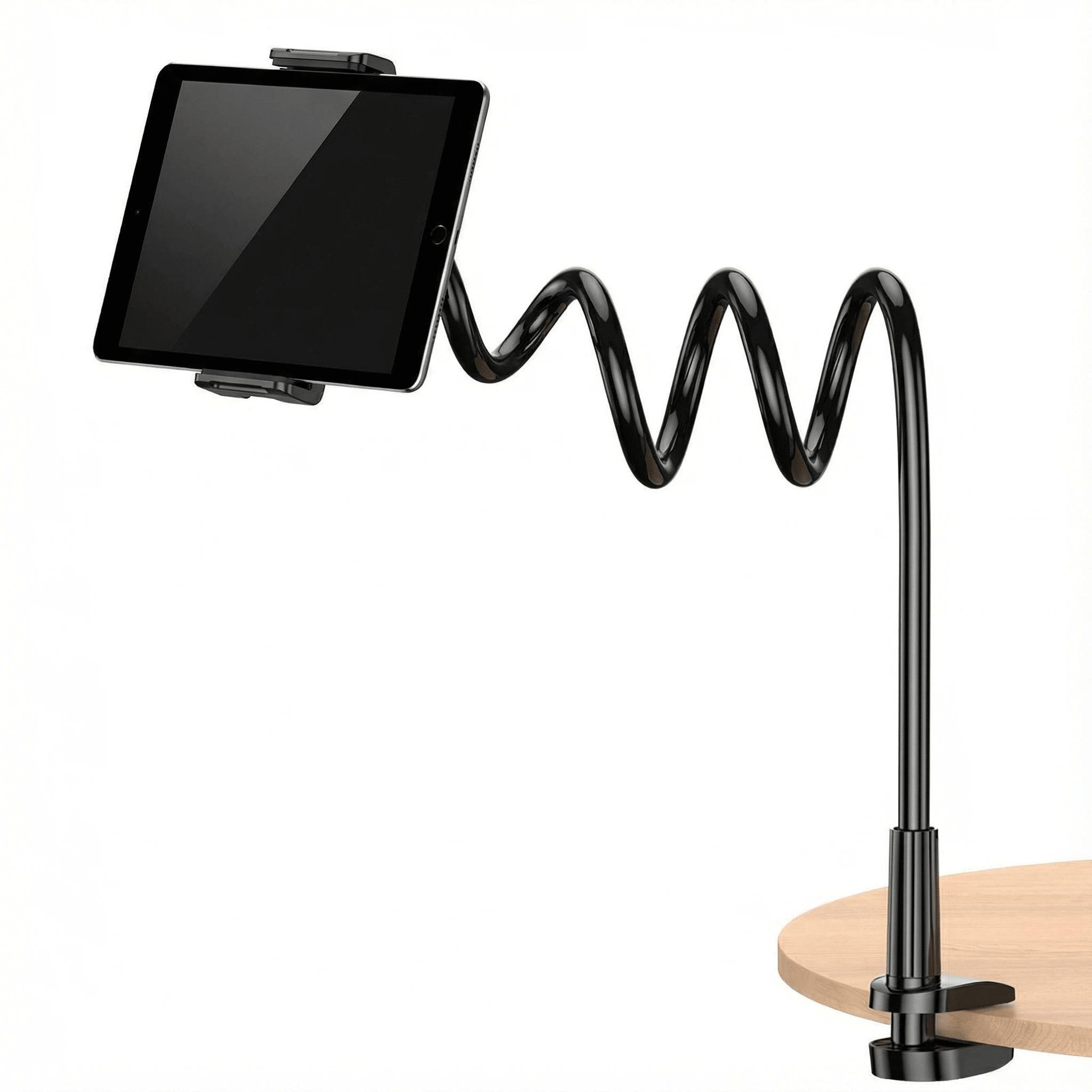 Adjustable Universal Phone Holder Lazy Tablet Holder Stand Gooseneck Clip Mount For Bed And Desktop For Live Streaming TV Watching And Hands-Free Viewing Secure Convenient Phone Mounting Solution Compatible With IPhone Android Phone For Birthday Gift Val