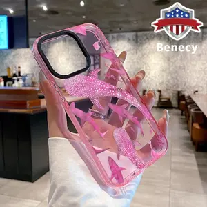 Phone case for iPhone 17 Pro Max 16 15 14 Plus 13 12 11 Air 11 Marine Life Ink Art Sharks Anti-Yellowing Shockproof durable ultra-thin Crystal Cover