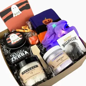 Movie Night Box, Boo Basket Adult, Halloween Spooky Basket For Her, Goth Care Package, Witchy Gift Box, Halloween Gifts, Goth Gift Basket