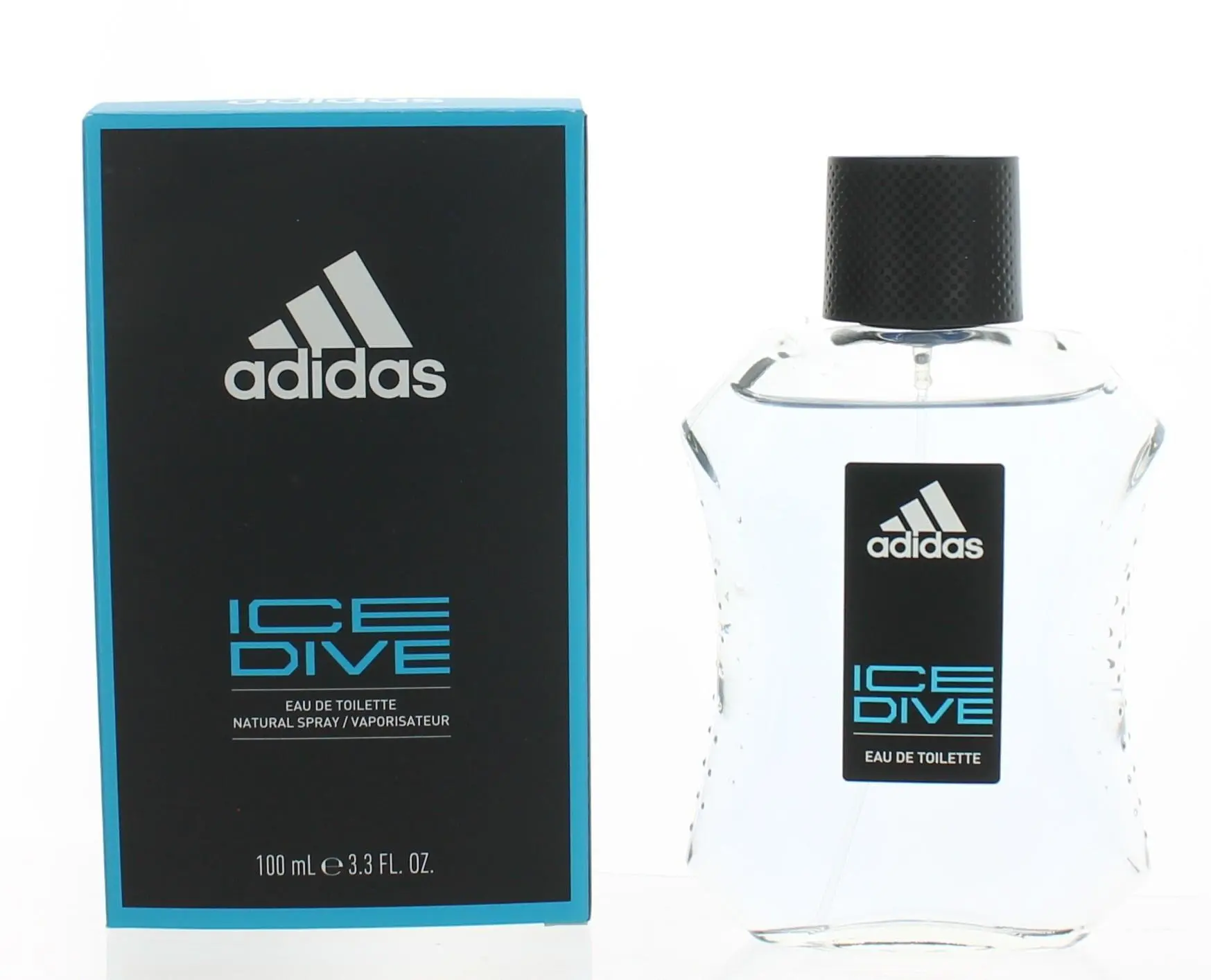 ADIDAS ICE DIVE/COTY EDT SPRAY 3.4 OZ (M), Authentic, 3.4Oz, Male, 3 To 3.9 Fl Oz