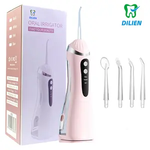 Cordless Water Flosser - 4-in-1 IPX7 Portable Rechargeable Flossing Device Oral Irrigator, Daily Teeth Care Solution for Adults, Flossing Device Oral Irrigators