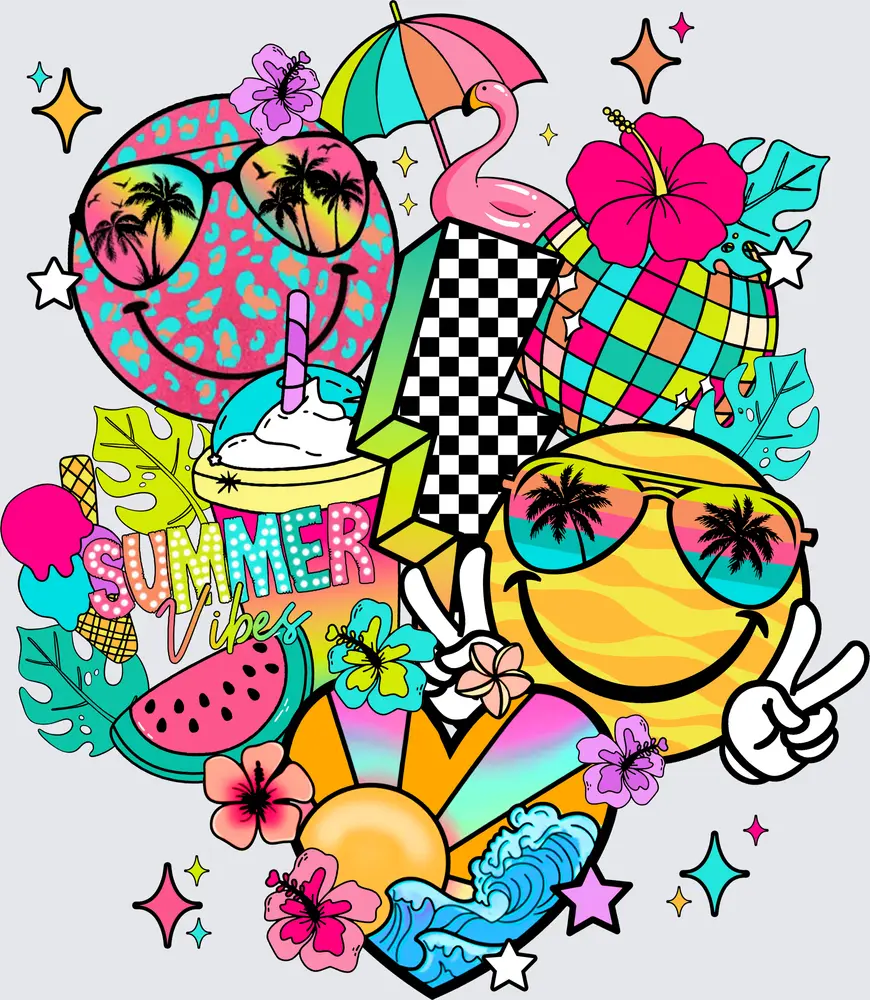 Summer vibes smiley