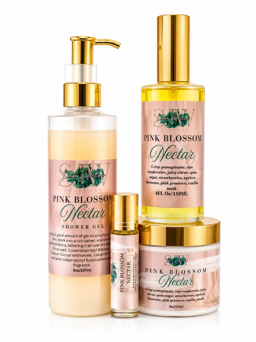 SJW Luxe Collections - Pink Blossom Nectar Bundle Skincare