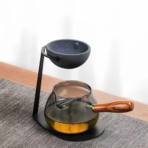 Volcano Stone Tea Strainer Set 1 Volcano Stone Tea Strainer & 1 Glass Pitcher