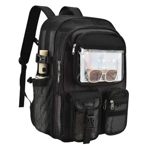 Mesh Backpack for School 36L Large Capacity Stylish Daypacks with Inner Laptop Compartment Lightweight Unisex Design for Adults Girls & Boys