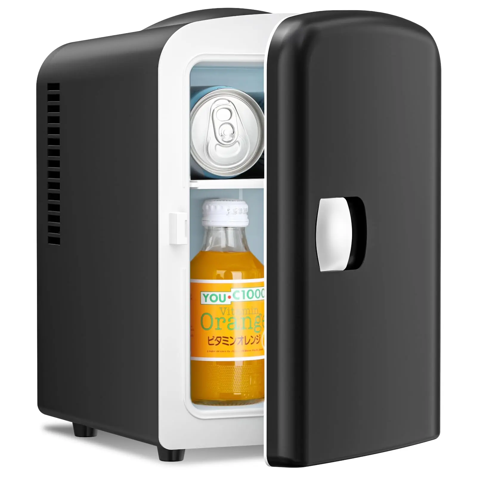 【BackToSchool】Antarctic Star Compact Refrigerator, Portable Mini Fridge, 4L Capacity/6 Cans,12oz, Portable Small Refrigerator for Cosmetics, Skin Care and Food , Ideal for Bedroom, Car, Office & Dorm,100% Freon-Free & Eco Friendly tiktokshopbacktoschool