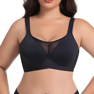 ComfyArc Hybrid Sports Bra - Activewear, Workout Bra for Plussize Women, Soft Support, Non-Padded, Unlined, Full Coverage, Wide Strap, Outside Underwire, Everyday Womenswear Fitness Clothes #summerwins