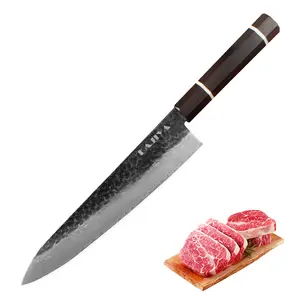 Tsuchime Japanese Knife Collection, For Pro Kitchens & Precision Work, Gyuto / Kiritsuke / Nakiri / Santoku / Cleaver / Yanagiba / Hunter Options, Black-Forged Blade, Flat Grind Precision, G10 Ebony Octagon Grip – Pro Chef & Collector Gift | Kajiya Unnan