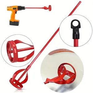 Heavy Duty Paint Mixer Drill Attachment Stirrer Paddle for Resin Concrete Grout DIY