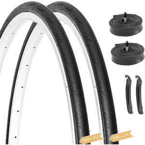 700C Folding Bike Tires 700x25C 700x28C 700x35C Wear Resistant for City Road Commuter Use