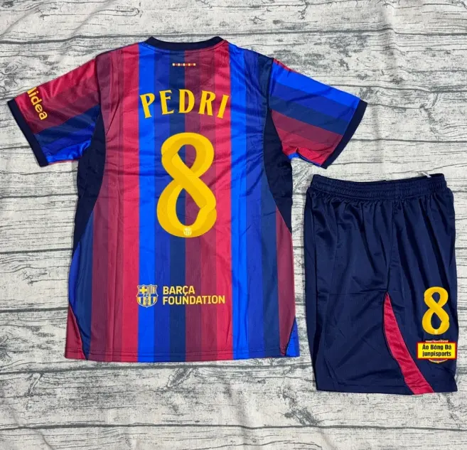 Blue Red Athletic Soccer Kit – Quick-Dry Football Shirt & Shorts for Adults