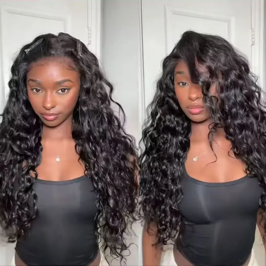 【3 In 1 Half Wig】Bling Hair Deep Curly Half Wig Human Hair Deep Wave Glueless Wigs Ready to Wear Seamless Clip Ins Flip Over On Sale Beginner-Friendly,Seamless Blend, Summer Hairstyles Beach Essentials#SummerWins #DealsForYouDays