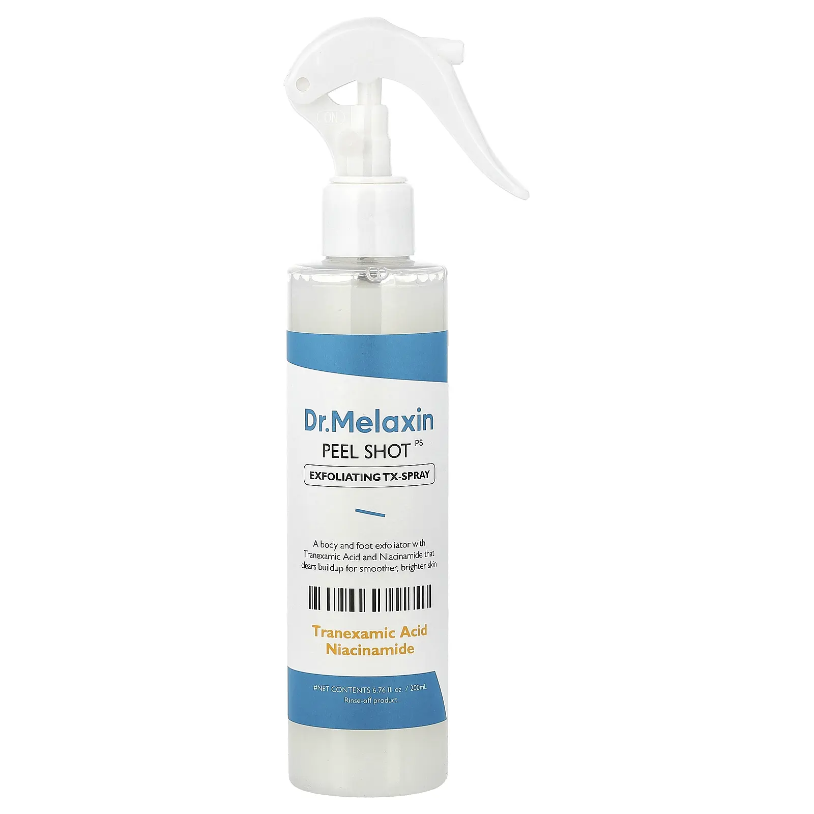 Dr.Melaxin Peel Shot, Exfoliating TX-Spray, Body and Foot Exfoliator, 6.76 fl oz (200 ml)