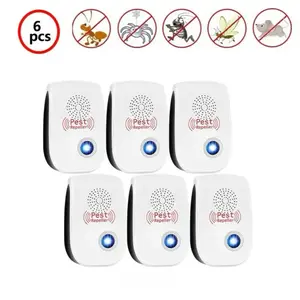 Ultrasonic Pest Repeller Plug-In (6 Pack) – Indoor Pest Control for Mice, Ants, Spiders, Roaches, and Insects