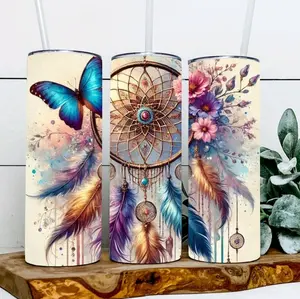 Butterfly Dreamcatcher Tumbler