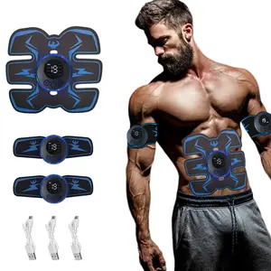 Ab Workout Machine USB Rechargeabl Wireless Trainer Smart Fitness Training Fitness Abdominal Training Body Shaping Tool Waist Trimmer Belt