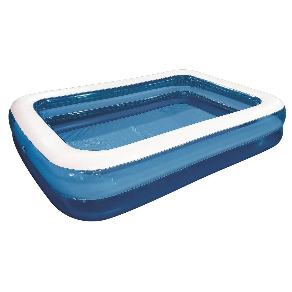 212 MAIN 120 in. Giant Blue & White Rectangular Outdoor Inflatable Swimming Pool, Aquatic Fitness Equipment for Sports & Outdoor Activities, Outdoor Inflatable Pool